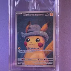 Pokemon Pikachu with Grey Felt Hat Promo Card SVP 085 Scarlet & Violet Sealed - Image 1