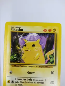 MINT Pikachu Pokemon Card Base Set 58/102 Yellow Cheeks 1999 Vintage Invest - Image 2
