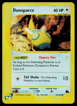 Pokemon Card - Dunsparce Skyridge 53/144 Common Reverse Holo - Image 1
