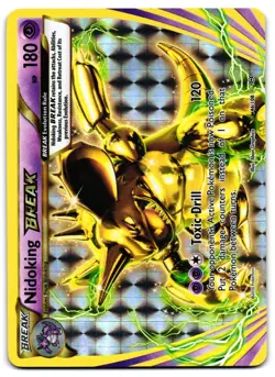 Nidoking BREAK 46/108 - Evolutions Rare BREAK Pokemon TCG - M/LP Card - Image 1