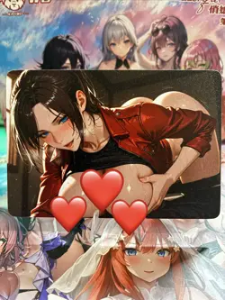 Matte Beautiful Waifu Handmade Card Goddess Story CCG Anime Double Sided - Image 1