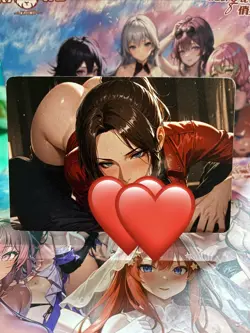 Matte Beautiful Waifu Handmade Card Goddess Story CCG Anime Double Sided - Image 2