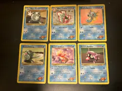 Pokemon TCG Gym Heroes Misty’s DMG Card Lot Poliwhirl 53/132 Seaking 55/132 - Image 1