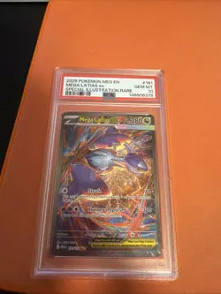 Pokemon Mega Evolutions Mega Latias EX 2025181/132 Card PSA 10 - Image 1