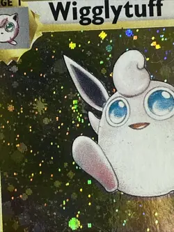Wigglytuff Swirl 19/130 Pokemon TCG Base Set 2 Holo Foil Rare Card LP Swirl - Image 3