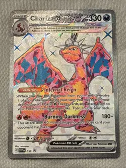 Charizard ex 056 Sv: Scarlet & Violet Black Star Promo Cards Holo 2023 NM - Image 1