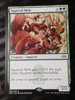 Squirrel Mob , Modern Horizons 2 , NM , MTG, FREE SHIPPING - Image 1