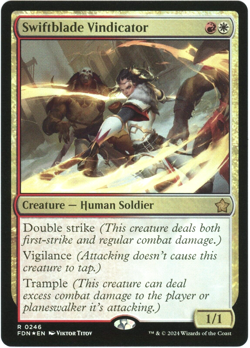 Swiftblade Vindicator (Foil) - 0246 - Foundations - Magic the Gathering (MTG) - Image 1