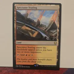 Magic: The Gathering Spectator Seating Land Rare Commander Legends 356 Red White - Image 1