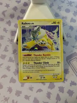 Pokemon TCG Raikou Holo Rare Card Secret Wonders 16/132 2007 Edition - Image 1