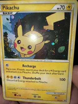 Pokemon TCG: 2010 HGSS Black Star Promo Pikachu HGSS03 LP ‘Special’ Swirl - Image 1
