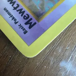 (Shadowless) Mewtwo 10/102 Holo Shadowless WOTC Pokemon Base Set Tcg 1999 [MP] - Image 5