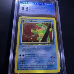 Pokemon Quaxo - NDI 8 - Neo Entdeckung - Politoed - Holo CGC8,5 1.Auflage 1st Ed - Image 1