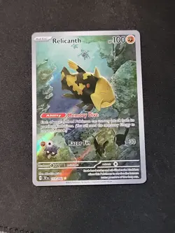 Pokemon TCG Relicanth 173/162 Scarlet & Violet Temporal Forces Illustration Rare - Image 1