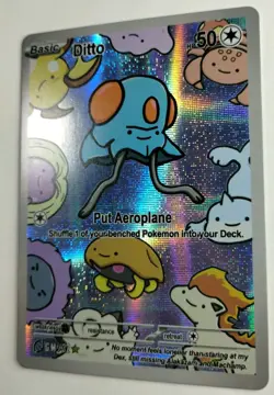 Ditto (Tentacool) #32 Holo Foil After Skool Hobby Series 2 non-TCG Pokemon card - Image 3