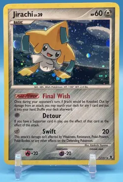 Jirachi 7/111 Holo Rare Rising Rivals Pokemon TCG - Image 1