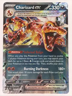 Pokemon Card - Charizard ex Holo Paldean Fates 054/091 Holo - Image 1