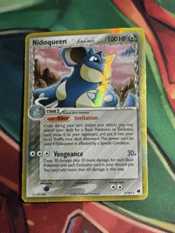 Nidoqueen Delta Species 7/101 Ex Dragon Frontiers Holo Rare Pokemon TCG Card DMG - Image 2