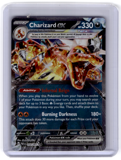 Pokemon Charizard ex - Double Rare Holo SV: Paldean Fates 2024 054/091 NM - Image 1