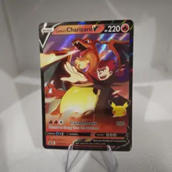 Pokemon SWSH Black Star Promos Lance's Charizard V #SWSH133 - Image 1