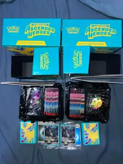 Pokemon Ascended Heroes OPENED ETB x2 w/ Promos Bulk Accessories *READ* - Image 1