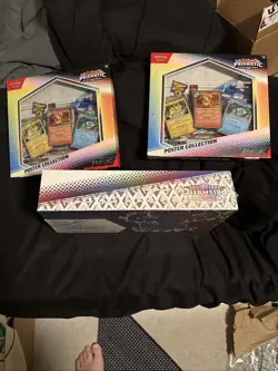 Pokemon TCG Factory Sealed Prismatic SPC And Two Prismatic Poster Collections - Image 2
