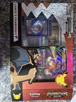 Pokemon TCG Celebrations Collection Lance's Charizard V Box (Opened) 820650101625 - Image 4