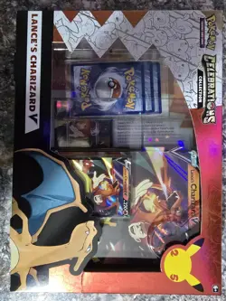 Pokemon TCG Celebrations Collection Lance's Charizard V Box (Opened) 820650101625 - Image 5