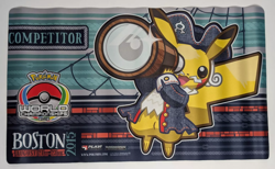 Pokemon 2015 World Championships Boston Pikachu Play Mat Playmat In Box - RARE - Image 2