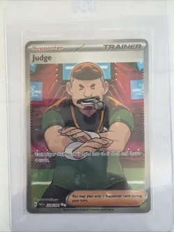 Pokemon TCG Judge Scarlet & Violet: Paldean Fates 228/091 Holo Ultra Rare Mint - Image 1