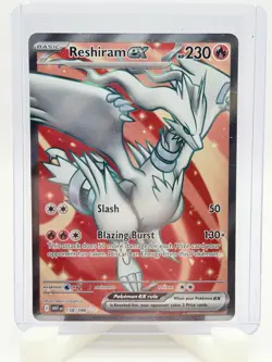 Reshiram ex 158/086 Holo Full Art SV White Flare Pokemon TCG NM - Image 1