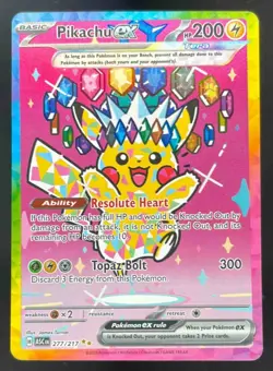 2026 Pokemon Ascended Heroes #277/217 Pikachu ex Special Illustration Rare - Image 1