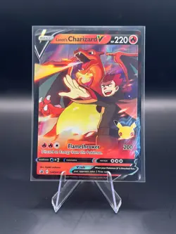 Pokemon Lance's Charizard V SWSH133 Normal Size Official Promo Near Mint - Image 1