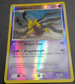 Pokemon - Giratina 28/127 - Platinum Base Set - Reverse HOLO RARE - 2009 - VLP - Image 2