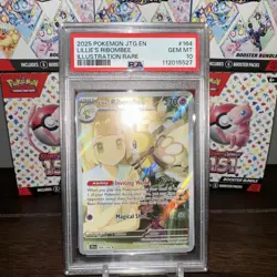 2025 Pokemon Journey Together Lillie's Ribombee #164/159 PSA 10 - Image 2