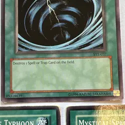 3x (MP/HP) Mystical Space Typhoon - SYE-037 - Common - Unlimited Edition YuGiOh - Image 5