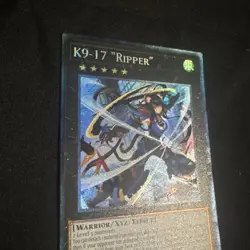 Yugioh K9-17 “Ripper” JUSH-EN035 Collector's Rare 1st Edition NM - Image 4