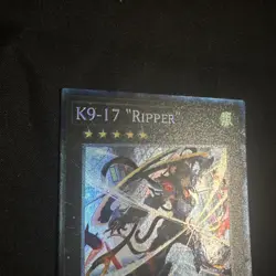 Yugioh K9-17 “Ripper” JUSH-EN035 Collector's Rare 1st Edition NM - Image 5