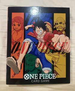 One Piece Card Game 9 Pocket Binder Ver. 2 W/Binder Sleeves anime version - Image 1