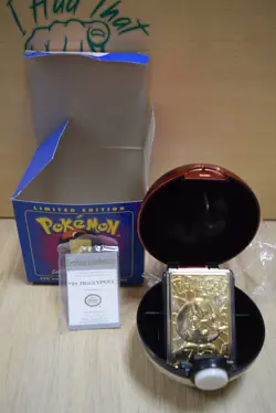 Pokemon 23K Gold-Plated Trading Card U PICK Pikachu Jigglypuff Mewtwo Poliwhirl - Image 3
