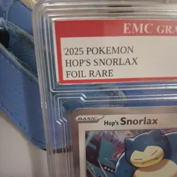HOP'S SNORLAX #117/159 RARE FOIL Pokemon 2025 Card GRADED 10 MINT TCG CCG - Image 5