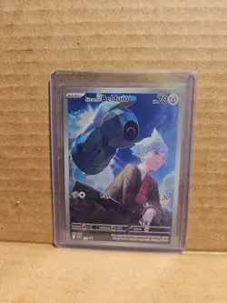 Pokemon TCG Steven's Beldum SVP207 Scarlet & Violet Promo Card Full Art NM - Image 1