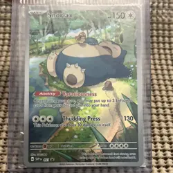 Pokemon Snorlax 051 Sv: Scarlet & Violet Promo Cards Basic Holo Promo TCG Card - Image 1