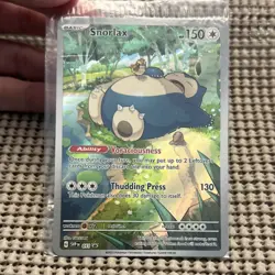 Pokemon Snorlax 051 Sv: Scarlet & Violet Promo Cards Basic Holo Promo TCG Card - Image 2