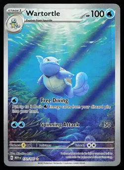 Wartortle 171/165 Holo Illustration Rare Scarlet & Violet 151 Pokemon Card - Image 1