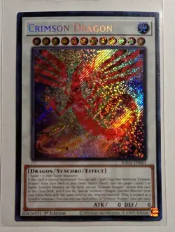 Crimson Dragon (card) - RA04-EN061 - Secret Rare Stampede - Image 1