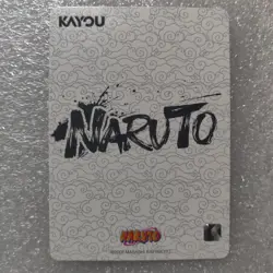 Naruto Kayou Sasuke Uchiha NRSA01-PU-005L4 PU Heavens Scroll English Card NM - Image 2