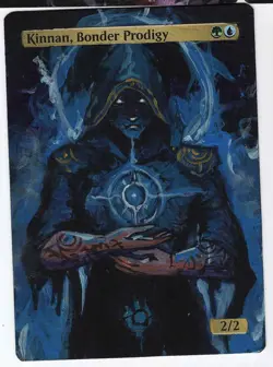 Kinnan, Bonder Prodigy Altered Art Mtg Hand Painted Card Commander - Image 1