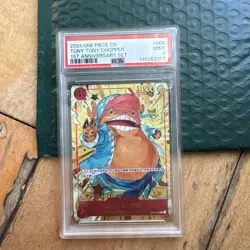 Tony Tony Chopper One Piece Card 2024 Chinese 1st Anniversary Set PSA 9 NOT 10 - Image 1