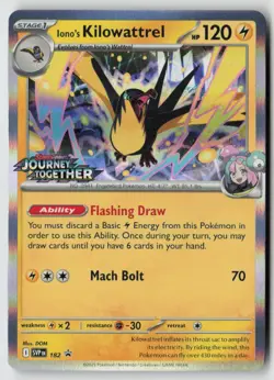 Iono's Kilowattrel - (Prerelease) 182 - SV: S&V Promo Cards Holo - PTCG - HP - Image 1